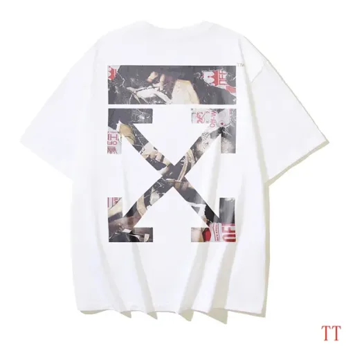 Wholesale Off-White T-Shirts Short Sleeved For Unisex #1404529 $29.00 USD, Wholesale Quality Replica Off-White T-Shirts