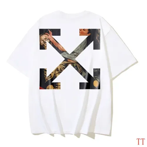 Wholesale Off-White T-Shirts Short Sleeved For Unisex #1404543 $29.00 USD, Wholesale Quality Replica Off-White T-Shirts