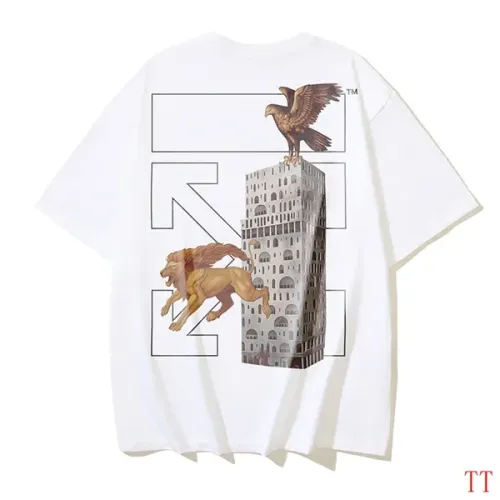 Wholesale Off-White T-Shirts Short Sleeved For Unisex #1404545 $29.00 USD, Wholesale Quality Replica Off-White T-Shirts