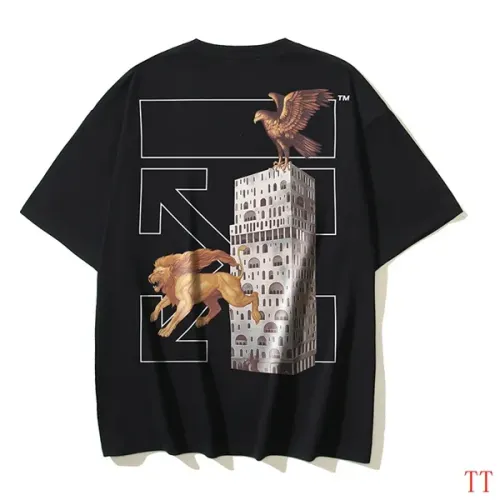 Wholesale Off-White T-Shirts Short Sleeved For Unisex #1404546 $29.00 USD, Wholesale Quality Replica Off-White T-Shirts