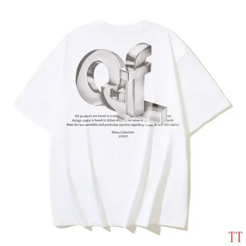 Wholesale Off-White T-Shirts Short Sleeved For Unisex #1404547 $29.00 USD, Wholesale Quality Replica Off-White T-Shirts
