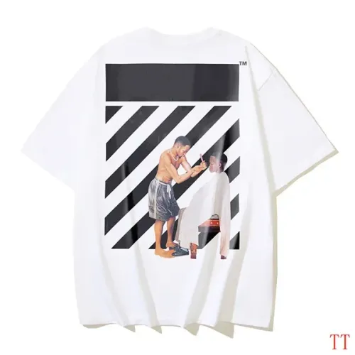 Wholesale Off-White T-Shirts Short Sleeved For Unisex #1404549 $29.00 USD, Wholesale Quality Replica Off-White T-Shirts
