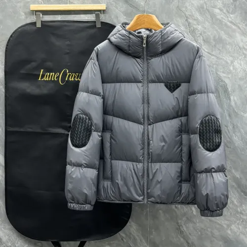 Wholesale Bottega Veneta BV Down Feather Coat Long Sleeved For Men #1404756 $212.00 USD, Wholesale Quality Replica Bottega Veneta BV Down Feather Coat
