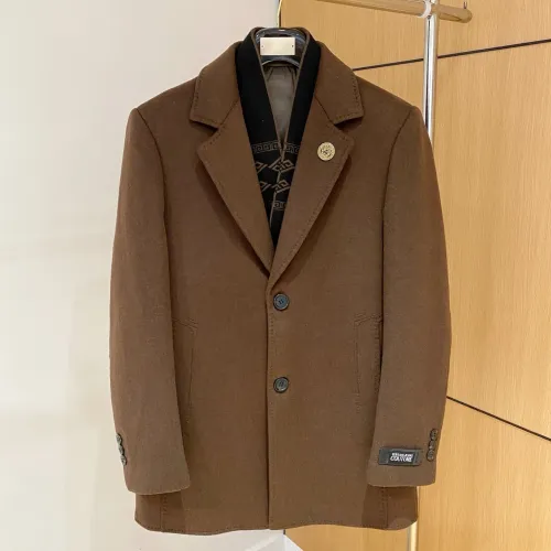 Wholesale Versace Coats Long Sleeved For Men #1404759 $314.05 USD, Wholesale Quality Replica Versace Coats