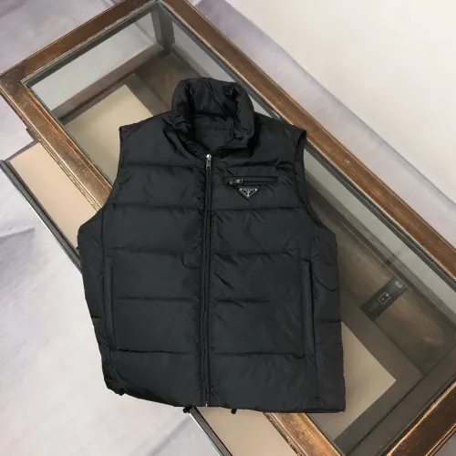 Wholesale Prada Down Feather Coat Sleeveless For Men #1404784 $155.00 USD, Wholesale Quality Replica Prada Down Feather Coat