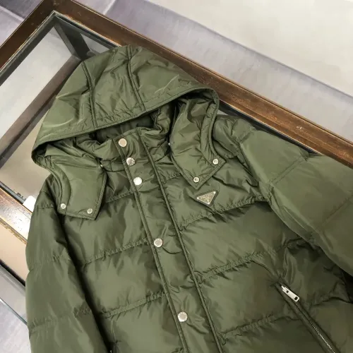 Replica Prada Down Feather Coat Long Sleeved For Men #1404795 $195.00 USD for Wholesale