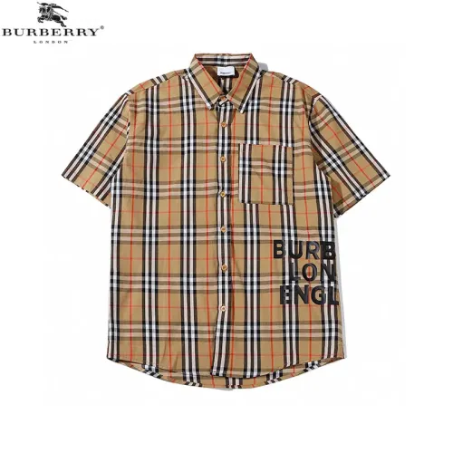 Wholesale Burberry Shirts Short Sleeved For Men #1404825 $36.00 USD, Wholesale Quality Replica Burberry Shirts