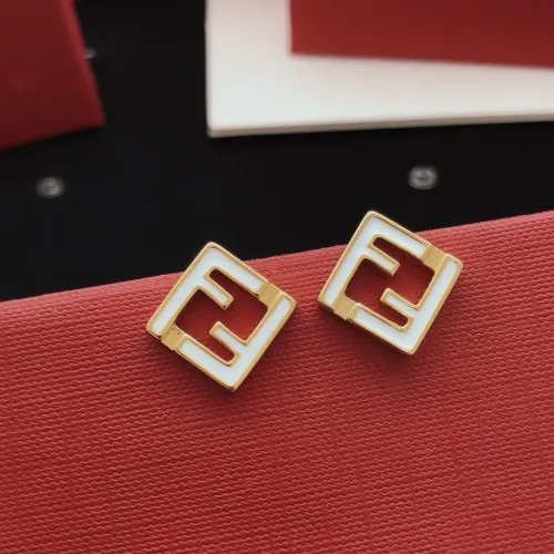 Wholesale Fendi Earrings For Women #1404904 $25.00 USD, Wholesale Quality Replica Fendi Earrings