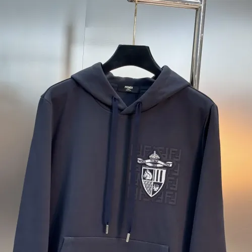 Replica Fendi Hoodies Long Sleeved For Men #1405089 $85.00 USD for Wholesale