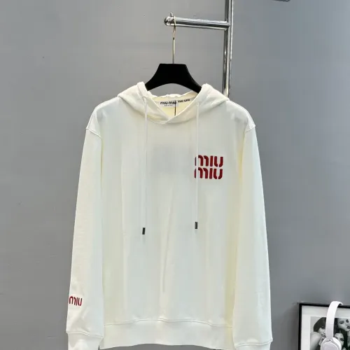 Wholesale MIU MIU Hoodies Long Sleeved For Men #1405092 $85.00 USD, Wholesale Quality Replica MIU MIU Hoodies