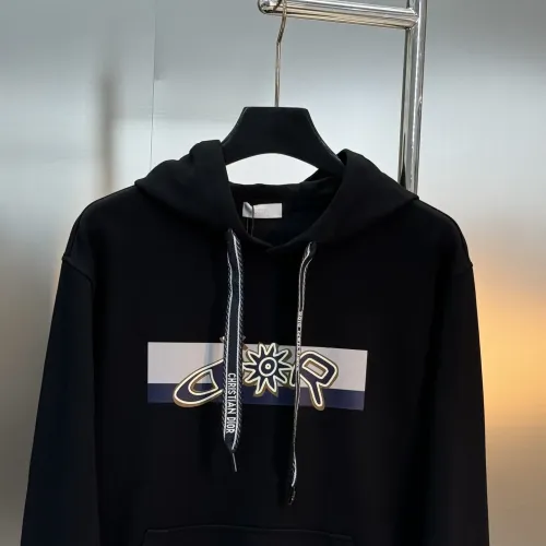 Replica Christian Dior Hoodies Long Sleeved For Men #1405095 $92.00 USD for Wholesale