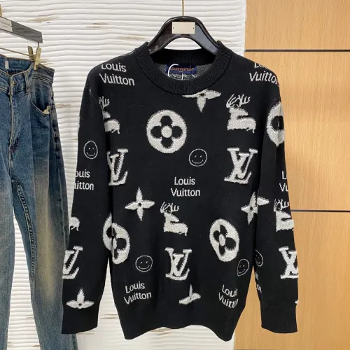 Wholesale Louis Vuitton LV Sweaters Long Sleeved For Men #1405108 $85.00 USD, Wholesale Quality Replica Louis Vuitton LV Sweaters