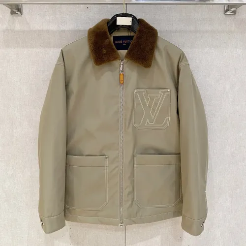 Wholesale Louis Vuitton LV Down Feather Coat Long Sleeved For Men #1405252 $175.00 USD, Wholesale Quality Replica Louis Vuitton LV Down Feather Coat