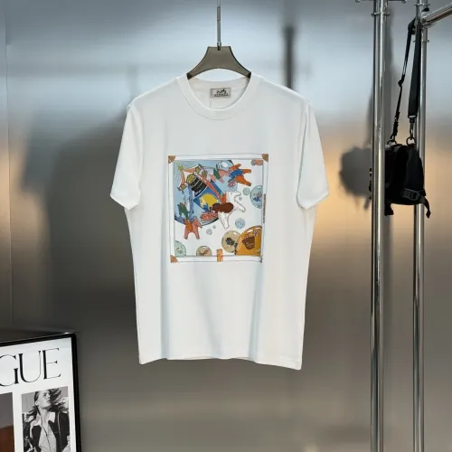 Wholesale Hermes T-Shirts Short Sleeved For Men #1405314 $80.00 USD, Wholesale Quality Replica Hermes T-Shirts