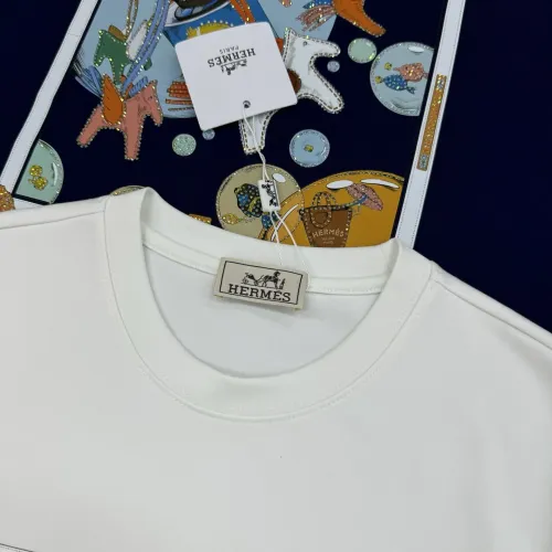 Replica Hermes T-Shirts Short Sleeved For Men #1405314 $80.00 USD for Wholesale