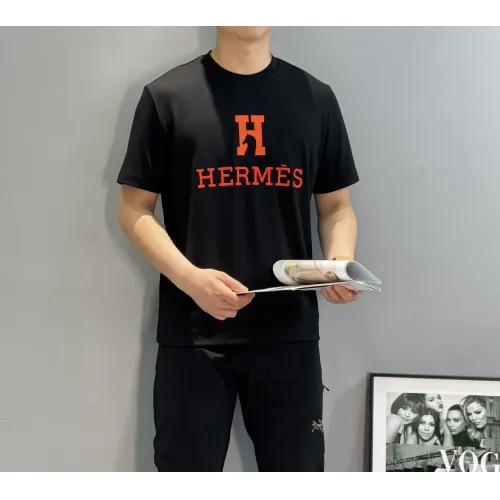 Replica Hermes T-Shirts Short Sleeved For Men #1405336 $72.00 USD for Wholesale