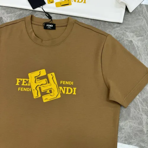 Replica Fendi T-Shirts Short Sleeved For Men #1405340 $80.00 USD for Wholesale
