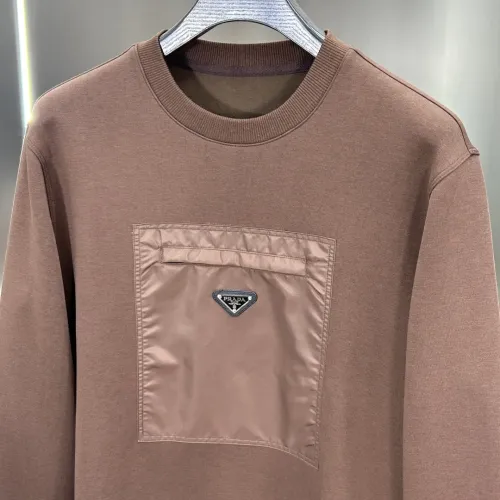 Replica Prada Hoodies Long Sleeved For Men #1405377 $82.00 USD for Wholesale