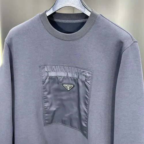 Replica Prada Hoodies Long Sleeved For Men #1405378 $82.00 USD for Wholesale