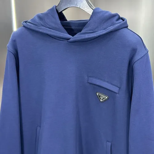 Replica Prada Hoodies Long Sleeved For Men #1405380 $96.00 USD for Wholesale