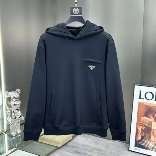 Wholesale Prada Hoodies Long Sleeved For Men #1405381 $96.00 USD, Wholesale Quality Replica Prada Hoodies