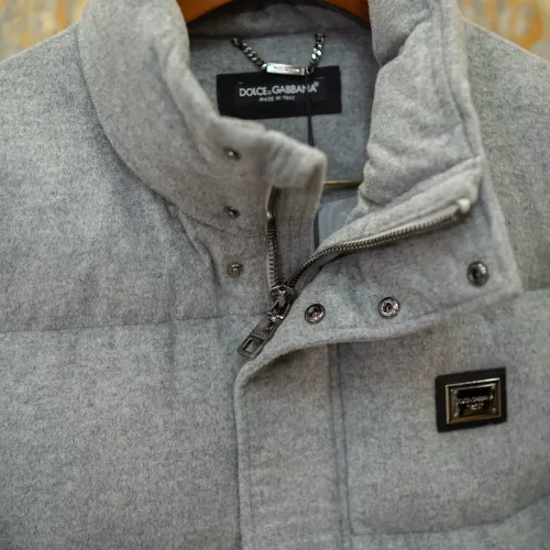 Replica Dolce & Gabbana D&G Down Feather Coat Long Sleeved For Unisex #1405405 $277.69 USD for Wholesale