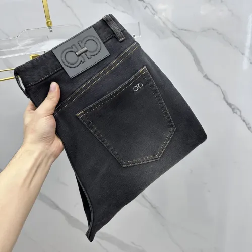 Wholesale Salvatore Ferragamo Jeans For Men #1405452 $88.00 USD, Wholesale Quality Replica Salvatore Ferragamo Jeans