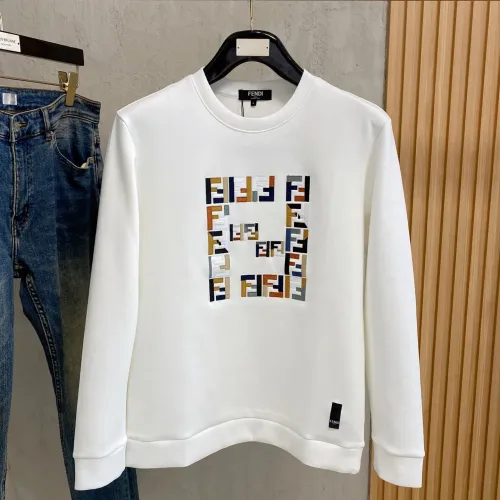 Wholesale Fendi Hoodies Long Sleeved For Men #1405469 $82.00 USD, Wholesale Quality Replica Fendi Hoodies