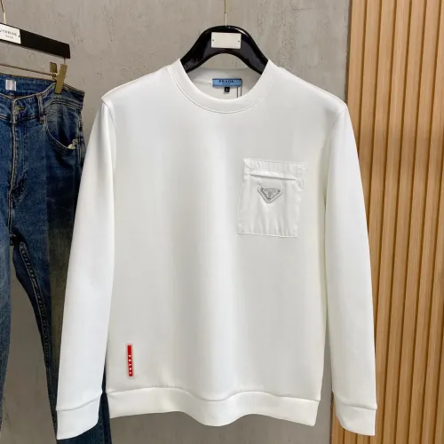 Wholesale Prada Hoodies Long Sleeved For Men #1405482 $82.00 USD, Wholesale Quality Replica Prada Hoodies