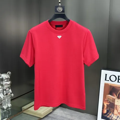 Wholesale Prada T-Shirts Short Sleeved For Men #1405490 $68.00 USD, Wholesale Quality Replica Prada T-Shirts
