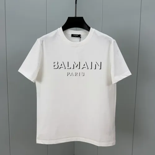 Wholesale Balmain T-Shirts Short Sleeved For Unisex #1405504 $72.00 USD, Wholesale Quality Replica Balmain T-Shirts