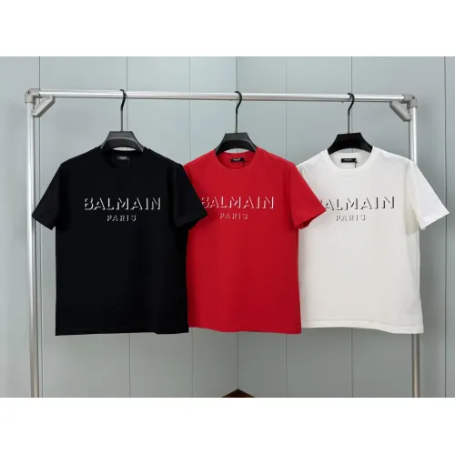 Replica Balmain T-Shirts Short Sleeved For Unisex #1405505 $72.00 USD for Wholesale