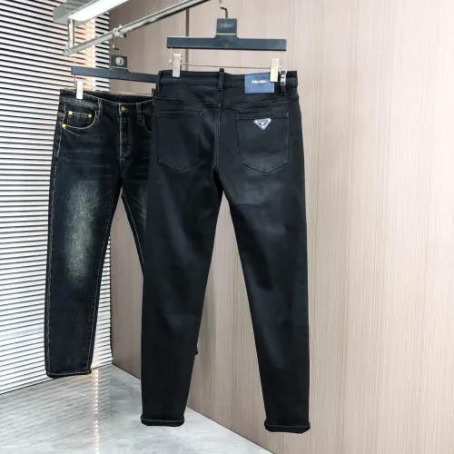 Replica Prada Jeans For Men #1405560 $68.00 USD for Wholesale