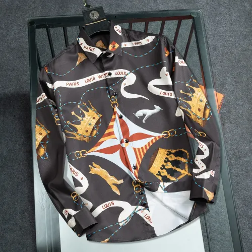 Wholesale Louis Vuitton LV Shirts Long Sleeved For Men #1405853 $48.00 USD, Wholesale Quality Replica Louis Vuitton LV Shirts