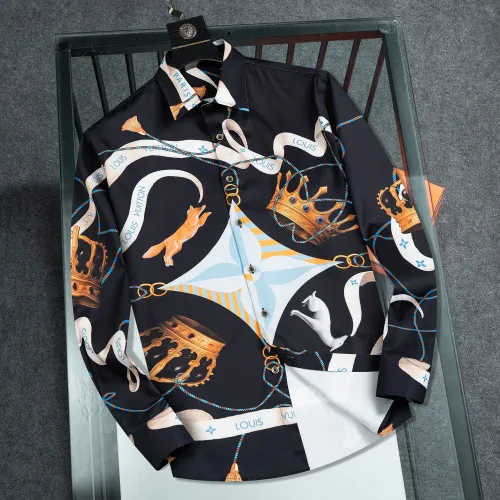 Wholesale Louis Vuitton LV Shirts Long Sleeved For Men #1405854 $48.00 USD, Wholesale Quality Replica Louis Vuitton LV Shirts