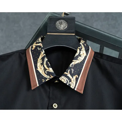 Replica Versace Shirts Long Sleeved For Men #1405856 $48.00 USD for Wholesale