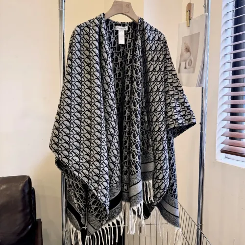 Wholesale Christian Dior Poncho For Women #1406123 $48.00 USD, Wholesale Quality Replica Christian Dior Scarf