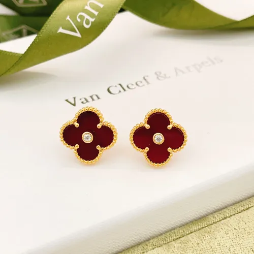 Wholesale Van Cleef &amp; Arpels Earrings For Women #1406187 $25.00 USD, Wholesale Quality Replica Van Cleef &amp; Arpels Earrings