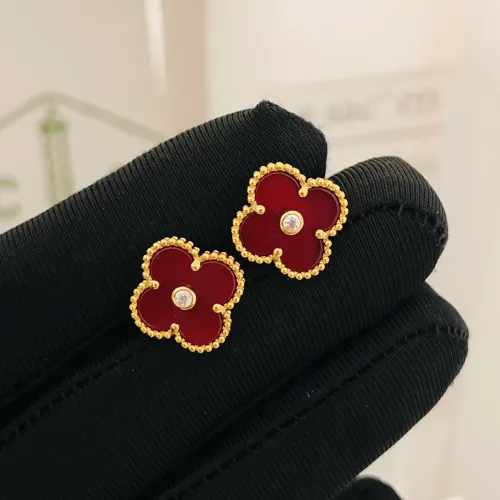 Replica Van Cleef & Arpels Earrings For Women #1406187 $25.00 USD for Wholesale