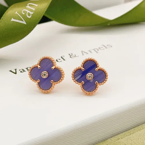 Wholesale Van Cleef &amp; Arpels Earrings For Women #1406291 $25.00 USD, Wholesale Quality Replica Van Cleef &amp; Arpels Earrings