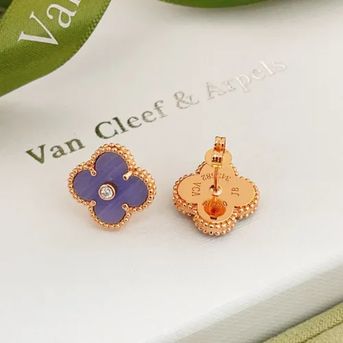 Replica Van Cleef & Arpels Earrings For Women #1406291 $25.00 USD for Wholesale