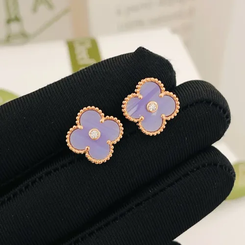 Replica Van Cleef & Arpels Earrings For Women #1406291 $25.00 USD for Wholesale