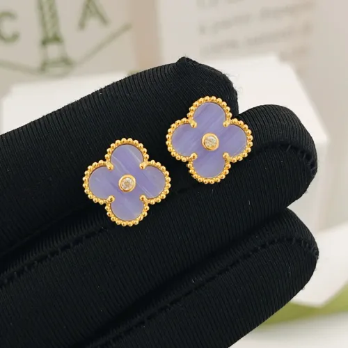 Replica Van Cleef & Arpels Earrings For Women #1406292 $25.00 USD for Wholesale