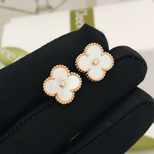 Replica Van Cleef & Arpels Earrings For Women #1406294 $25.00 USD for Wholesale