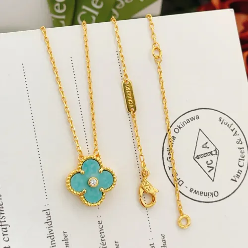 Replica Van Cleef & Arpels Necklaces For Women #1406571 $25.00 USD for Wholesale
