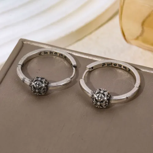 Wholesale Chrome Hearts Earrings For Women #1406689 $38.00 USD, Wholesale Quality Replica Chrome Hearts Earrings