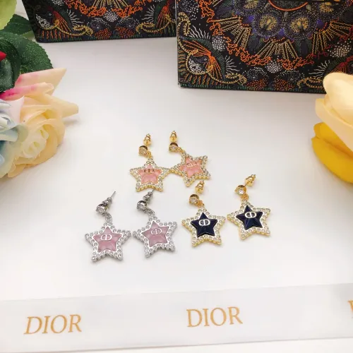 Replica Christian Dior Earrings For Women #1406707 $25.00 USD for Wholesale