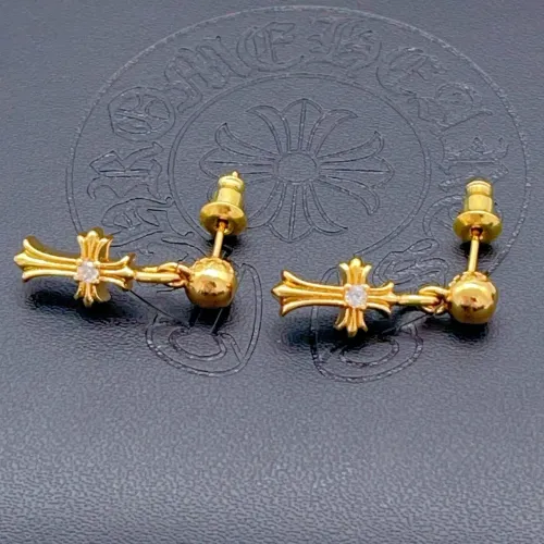 Replica Chrome Hearts Earrings #1406756 $25.00 USD for Wholesale