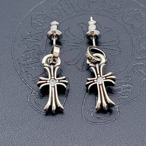 Wholesale Chrome Hearts Earrings #1406757 $25.00 USD, Wholesale Quality Replica Chrome Hearts Earrings