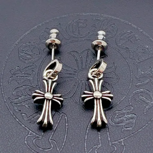 Wholesale Chrome Hearts Earrings #1406758 $25.00 USD, Wholesale Quality Replica Chrome Hearts Earrings